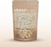 Verso Clean Being Spermidine Dietary Supplement Capsules for Natural Cellular Clean Up - Luteolin and Dihydroquercetin Vegan Senolytic Molecules Supplements for Healthy Aging (1Pack=60 Capsule)