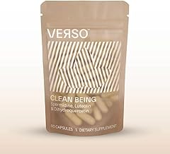 Verso Clean Being Spermidine Dietary Supplement Capsules for Natural Cellular Clean Up - Luteolin and Dihydroquercetin Vegan Senolytic Molecules Supplements for Healthy Aging (1Pack=60 Capsule)