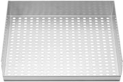 18 Inch Wide Shelving Kit for SWCP Wine Cellar; Durable Stainless Steel Construction; Perforated Design; Easy Use by Summit Appliance – 18 Inch, Stainless Steel, Model SHELFKITSWCP