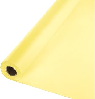 Creative Converting Roll Plastic Table Cover, 100-Feet, Mimosa -, 13014