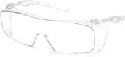 Pyramex Safety Glasses Cappture Clear H2X AntiFog Dielectric