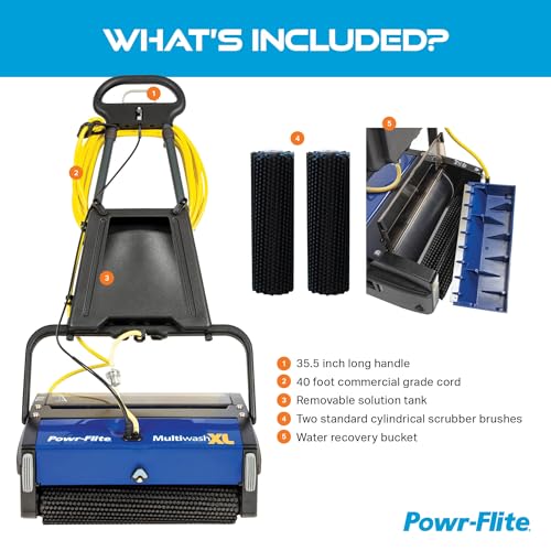 Powr-Flite Extra Large / Blue / Contemporary Floor Buffers & Parts