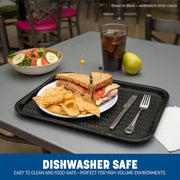 Carlisle FoodService Products Burgundy / 24 / 12" x 16" Serving Trays