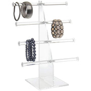 4 Tier Acrylic Jewelry Display by Retail Resource – Clear