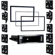 Multi Kit for Toyota 1984– by Metra – ABS plastic, Black, Model 99-8104