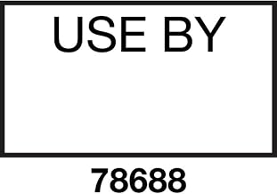 Monarch White Labels with Black Print Use by for 1131 1-Line Date/Time Label Gun - 20mmL x 11mmH 8 Sleeves
