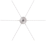 Winco 6 Cut (Pack of 12) / Aluminum / 1 Cake, Pie & Pastry Servers