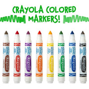Crayola Green / 12 Count (Pack of 1) / classic Coloring Pens & Markers