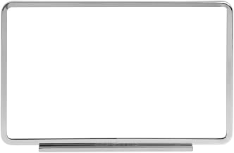 HUBERT Sign Frame with Magnetic Base Chrome-Plated Steel Horizontal - 11"L x 7"H