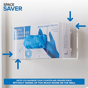 Stock Your Home Single Stack / 2 Count / Transparent Lab Supply Dispensers