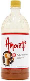 Amoretti Natural Horchata Compound 2.2 lbs - Natural Flavors, Shelf Stable Even After Opening, Certified Kosher, TTB Approved, Perfect for Baking Applications & Beverages