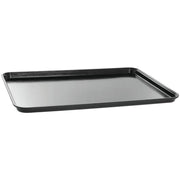Black Fiberglass Market Display Tray - 26"L x 18"W x 1"H by HUBERT – 26" x 18" x 1", Plastic, Black, Model 99511190416