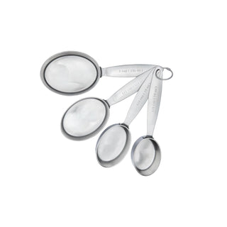Stainless Steel Measuring Cup Set by Cuisipro – 8 inches, 1 cups, Stainless Steel, Silver, Pack of 4