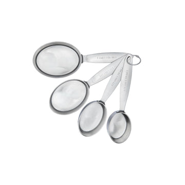 Stainless Steel Measuring Cup Set by Cuisipro – 8 inches, 1 cups, Stainless Steel, Silver, Pack of 4