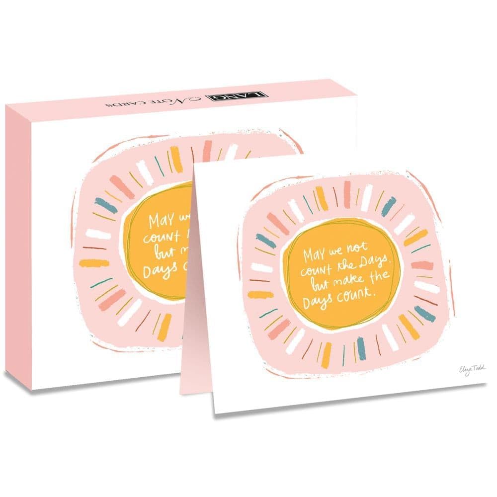 Peace of Werk Boxed Note Cards () by Lang – Other, pink, Pack of 13, Model 1005379
