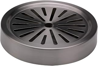 Service Ideas DT6BSDT Drip Tray, 6" Diameter x 1" H, Dark Tungsten (Case of 48)