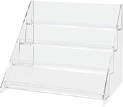 HUBERT 4 Tier Acrylic Step Display, 54885