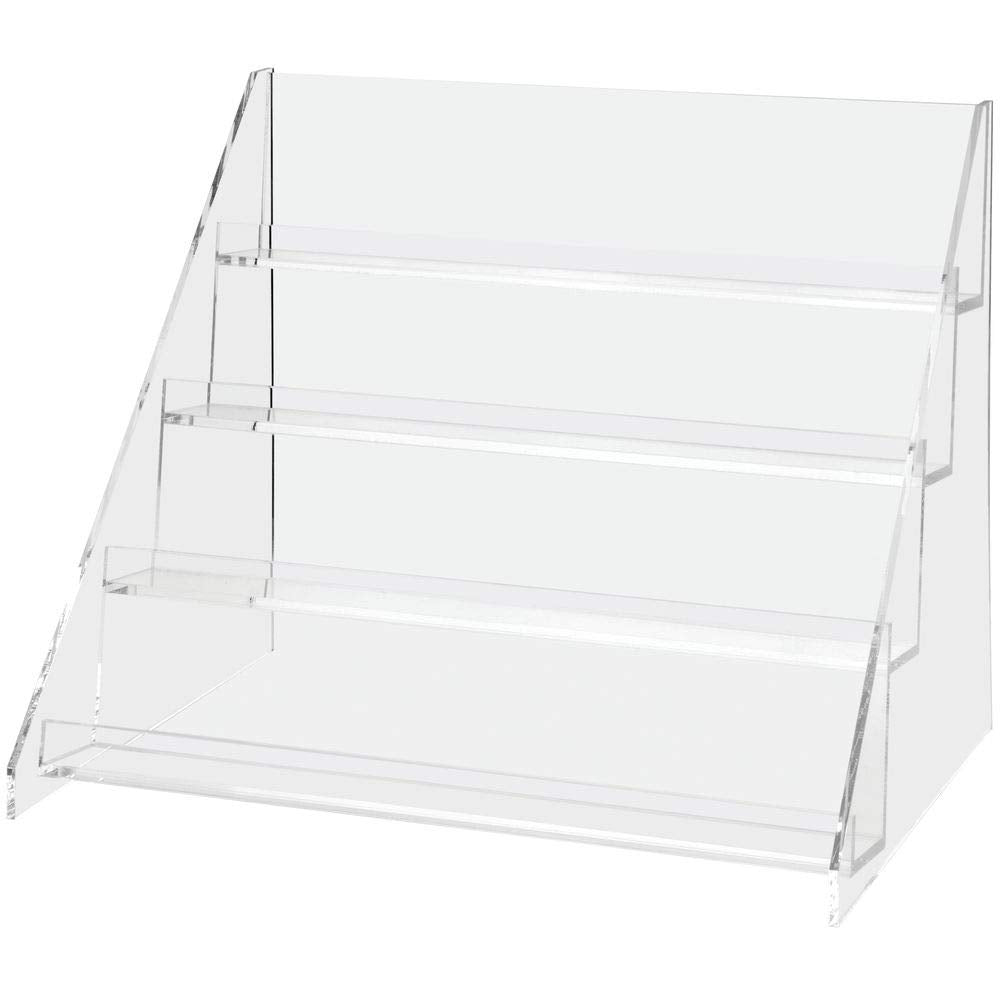 4 Tier Acrylic Step Display by HUBERT – Model 1216