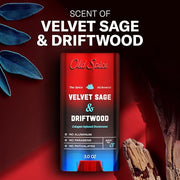 Old Spice Velvet Sage + Drift Wood / 3 Ounce (Pack of 1) / 1 Deodorant