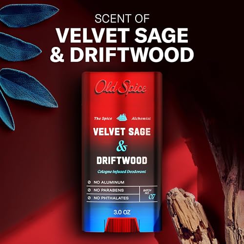 Old Spice Velvet Sage + Drift Wood / 3 Ounce (Pack of 1) / 1 Deodorant