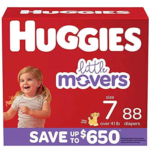 Little Movers Diapers by HUGGIES – B985, Rubber, Berry, Model 980310699
