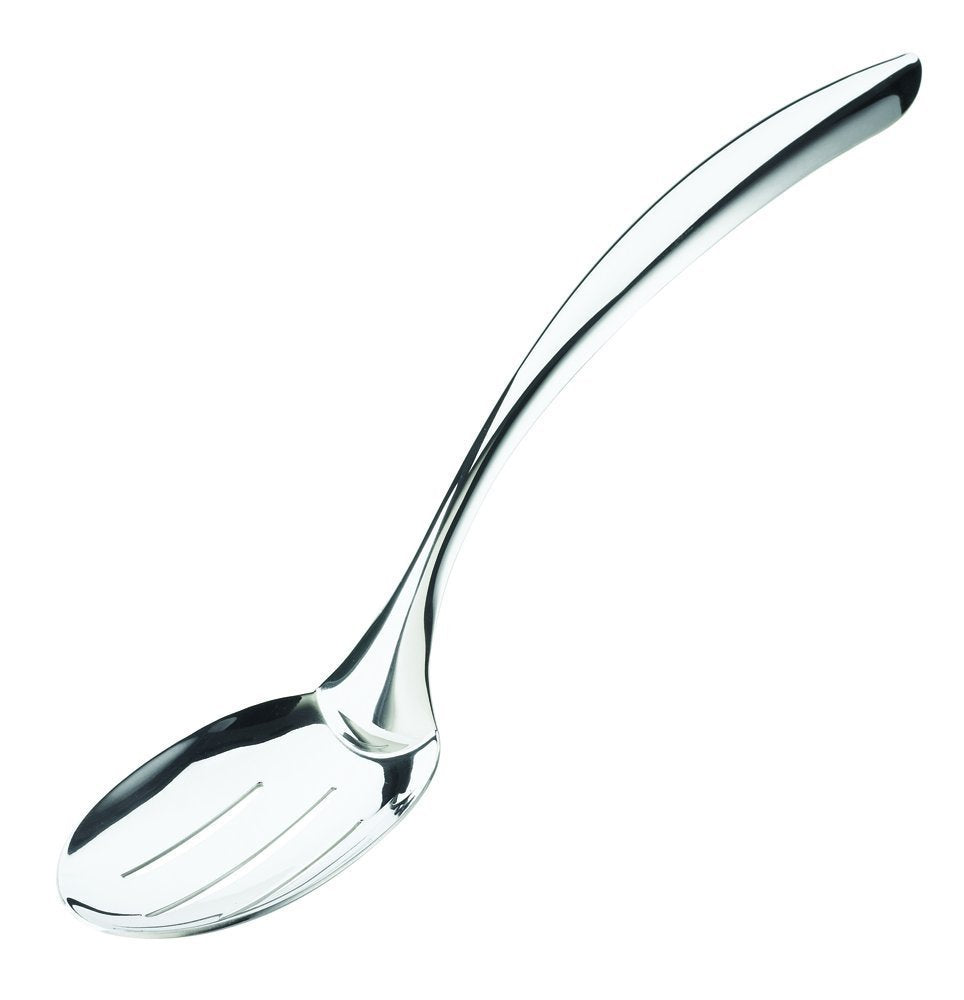 Browne 13-1/2" Solid Serving Spoon - Eclipse Collection by Browne Foodservice – 13-1/2-Inch, Stainless Steel, Silver, Model 573174