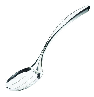 Browne 13-1/2" Solid Serving Spoon - Eclipse Collection by Browne Foodservice – 13-1/2-Inch, Stainless Steel, Silver, Model 573174