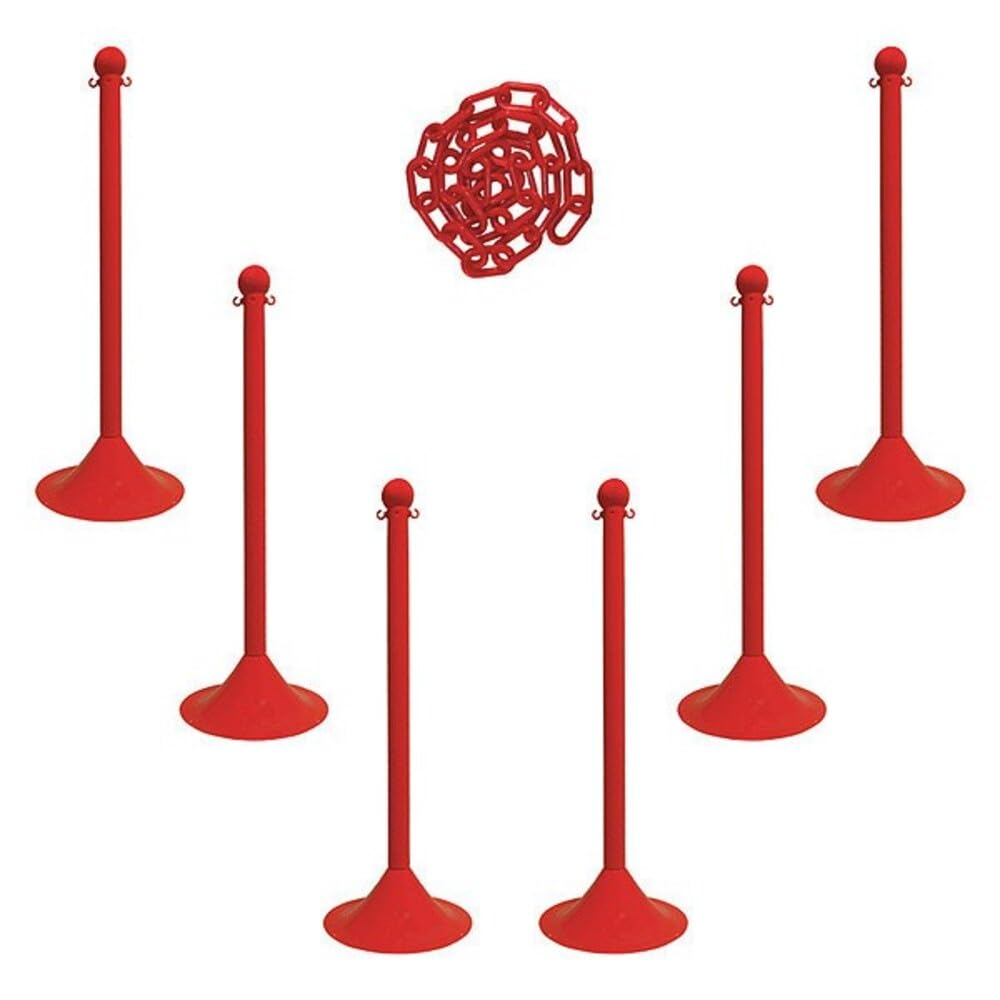Mr. Chain 2 inches Dia. / Red / 1 Chain Barriers