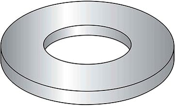 Flat Washer, for Screw Size M6, Steel ZINC Plated Finish