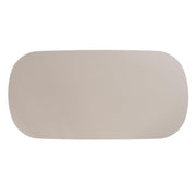 Evermore - Modern Grey Faux Cement Oval Dining Table by Limari Home – Wood, Grey, Model LIM-81787