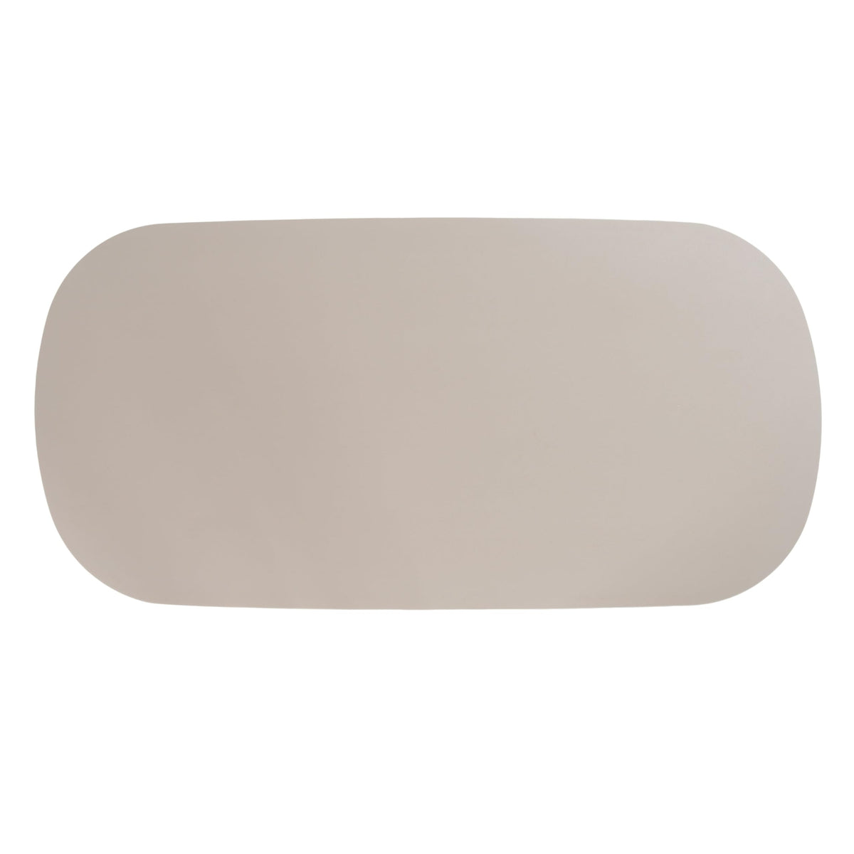 Evermore - Modern Grey Faux Cement Oval Dining Table by Limari Home – Wood, Grey, Model LIM-81787