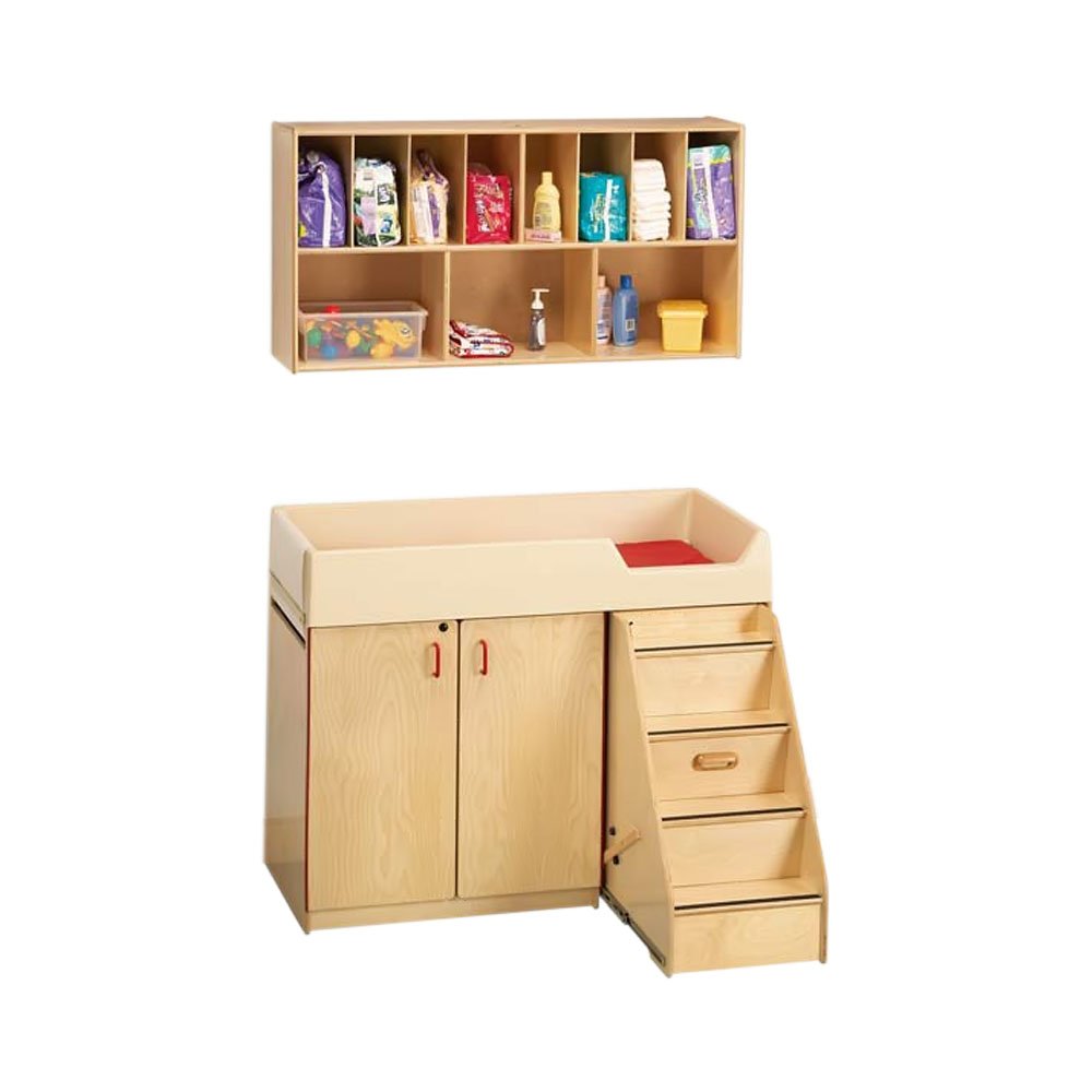 Diaper Changer Combo by Jonti-Craft – Wood, Light Wood, Model 5142JC