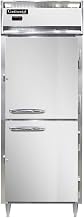 DL1WE-SS-HD Designer Line Extra-Wide Single Section Reach In Heated Cabinet, Full Stainless & Half-Height Doors
