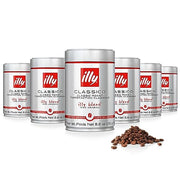 illy Classico Medium Roast / 8.8 Ounce (Pack of 6) / Red Roasted Coffee Beans