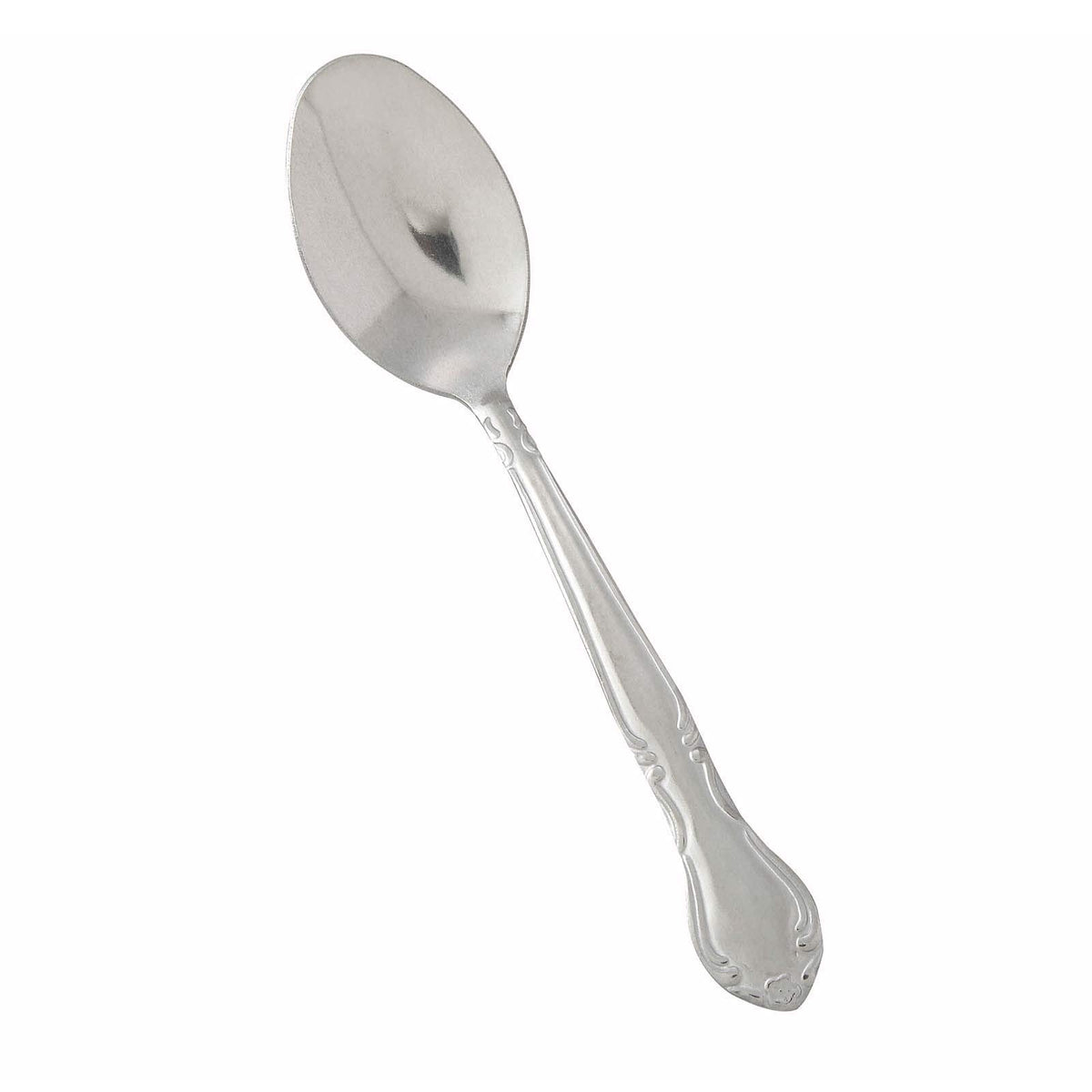 Winco 12-Piece Elegance Teaspoon Set – 18-0 Stainless Steel,Silver