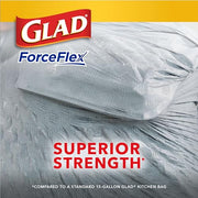 Glad Grey / 80 Count (Pack of 1) / ForceFlex Plus Trash Bags