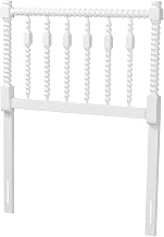 Baxton Studio Juliette Turned Spindle Headboard Crafted Wood Panel Twin White