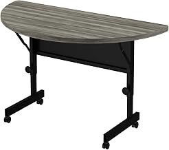 Correll Top Flip Table with New England Driftwood Finish FT2448HR-52-09-52