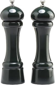 Chef Specialties 8 Inch Windsor Pepper Mill and Salt Mill Set - Forest Green - Made in USA