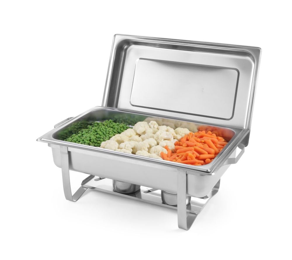Chafing Dish GN 1/ by Hendi – 9 liters, Stainless Steel, Silver, Model 475904
