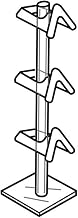 Acrylic Three Pair Eyewear Display 9 Inches Tall with 3 Inch Square Base for Retail Merchandising or Home Use