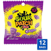 Sour Patch Kids Grape / 3.5 Ounce (Pack of 12) / 1 Gummy Candy