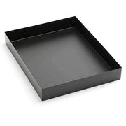 Rectangular Tray by American Metalcraft – 16" x 15" x 1.8", Iron, Black, Model MTB1512