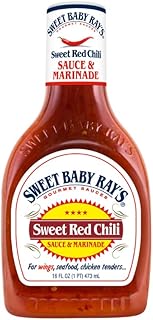 Sweet Baby Ray's Wing Sauce & Glaze, Sweet Red Chili, 16oz Bottle (Pack of 1)