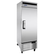 USA Refrigerator by Atosa – 27-Inch, 19.1 cubic_feet, Stainless Steel, Silver, Model MBF8505GR