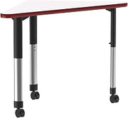 Correll Markerboard Collaborative Desk in White AD3041DE-WING-80-09-35-CK