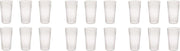 12 Ounce Restaurant Tumbler Beverage Cup, Stackable Cups, Break-Resistant Commmerical Plastic, Pebbled Texture, Set of 6 - Clear (ThrÐµÐµ Ð Ð°Ñk)