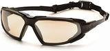 (12 Pair) Pyramex SBB5080DT High Safety Glasses Blk In/Outdoor Mirror Anti Fog