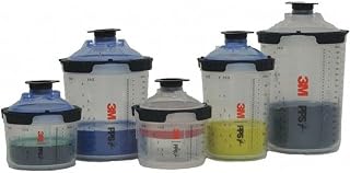 3M PPS 2.0 Spray Gun Cup Lids and Liners Kit, 26301, 22 oz, Standard