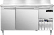DLFA60-SS-BS Designer Line Freezer Base Worktop Unit, 60" W, Full Stainless & Backsplash